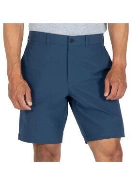 Gerry Men's Size 34 Elastic Waist Performance Trail Shorts Blue d1834
